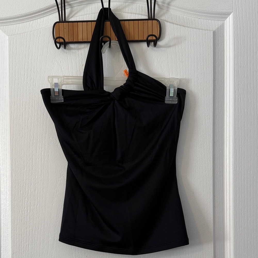 Abercrombie & Fitch Black One-Shoulder Top